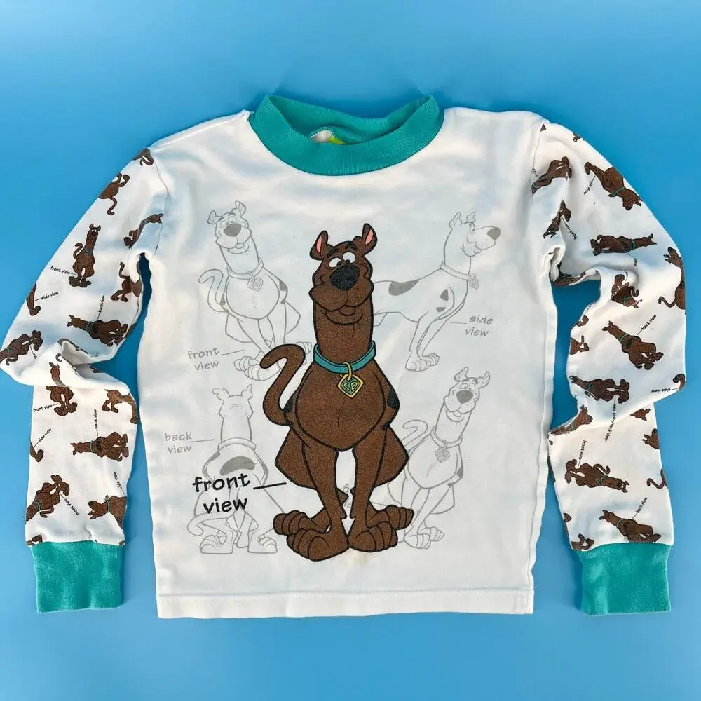 90s Scooby Doo Cartoon Network pajamas size 12 1990s vintage
